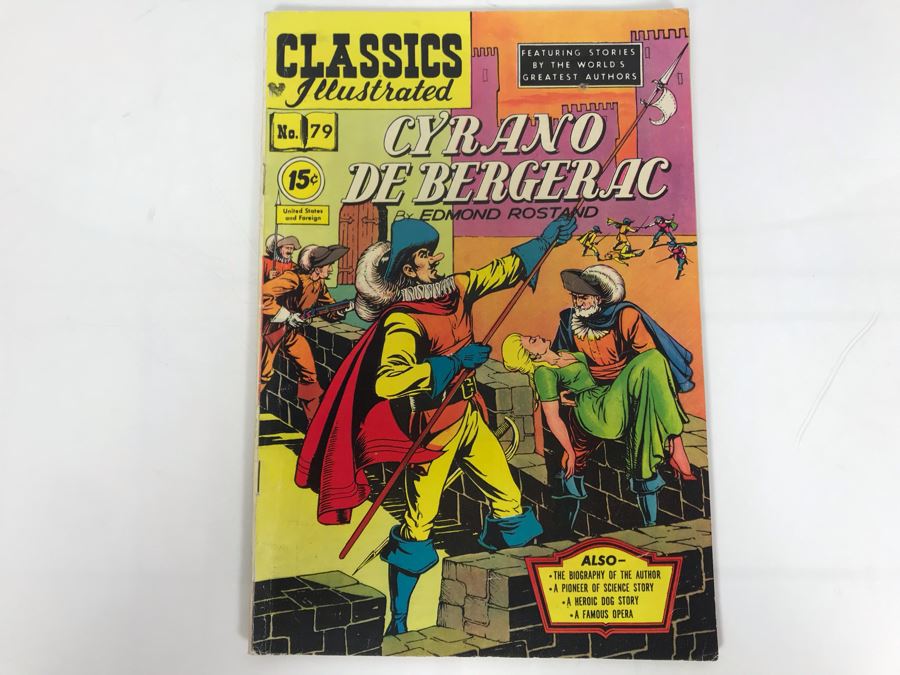 Classics Illustrated #79 - Cyrano De Bergerac [Photo 1]