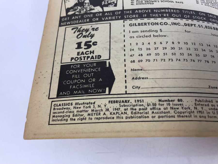 Classics Illustrated #80 - White Fang [Photo 4]