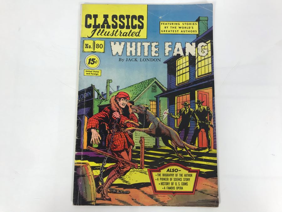 Classics Illustrated #80 - White Fang [Photo 1]
