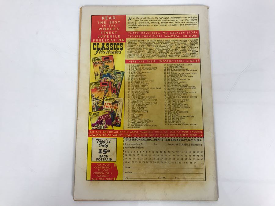 Classics Illustrated #86 - Under Two Flags [Photo 2]