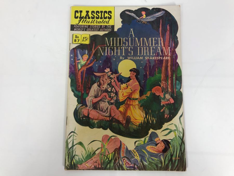 Classics Illustrated #87 - A Midsummer Night's Dream [Photo 1]