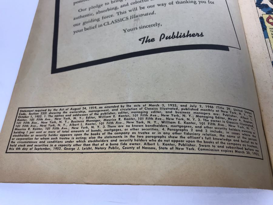 Classics Illustrated #100 - Mutiny On The Bounty [Photo 6]