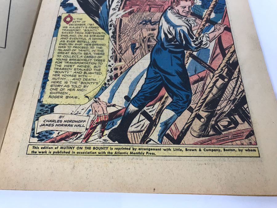 Classics Illustrated #100 - Mutiny On The Bounty [Photo 4]