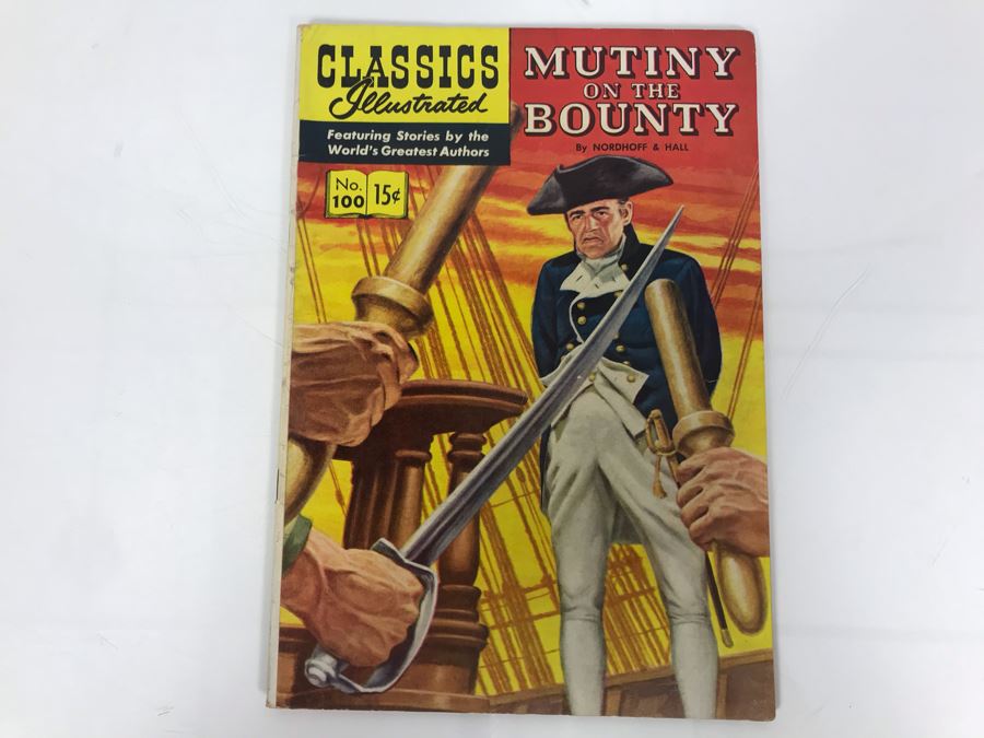 Classics Illustrated #100 - Mutiny On The Bounty [Photo 1]