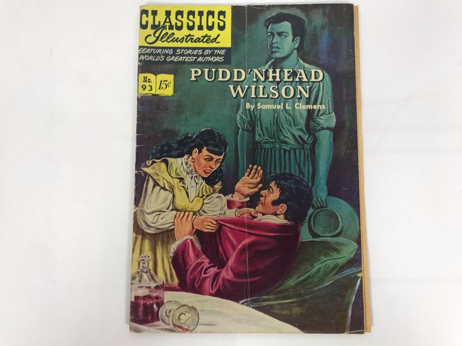 Classics Illustrated #93 - Pudd'nhead Wilson [Photo 1]