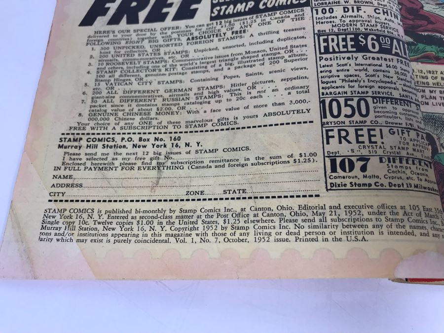 Stamps Comics Vol. 1 No. 7 [Photo 4]