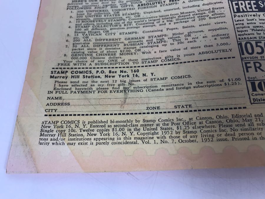 Stamps Comics Vol. 1 No. 7 [Photo 5]