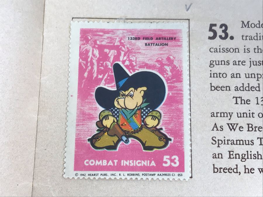 War Insignia Stamp Album Vol. 2 Complete 50 Stamps Original 'Postamp' Series [Photo 6]
