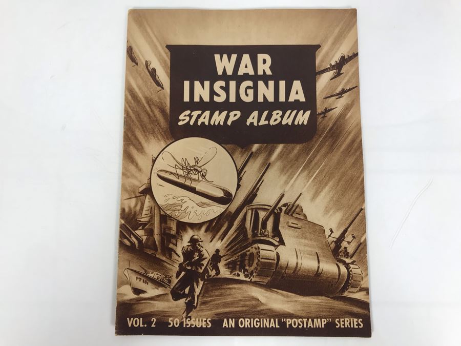 War Insignia Stamp Album Vol. 2 Complete 50 Stamps Original 'Postamp' Series [Photo 2]