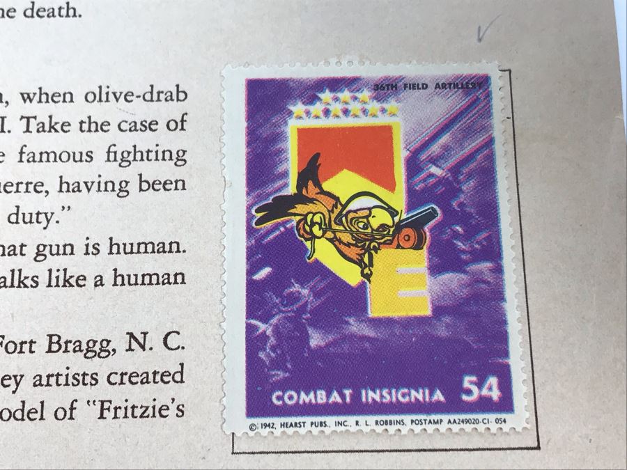 War Insignia Stamp Album Vol. 2 Complete 50 Stamps Original 'Postamp' Series [Photo 7]
