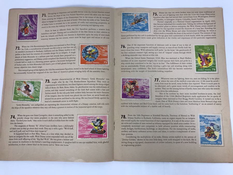 War Insignia Stamp Album Vol. 2 Complete 50 Stamps Original 'Postamp' Series [Photo 10]