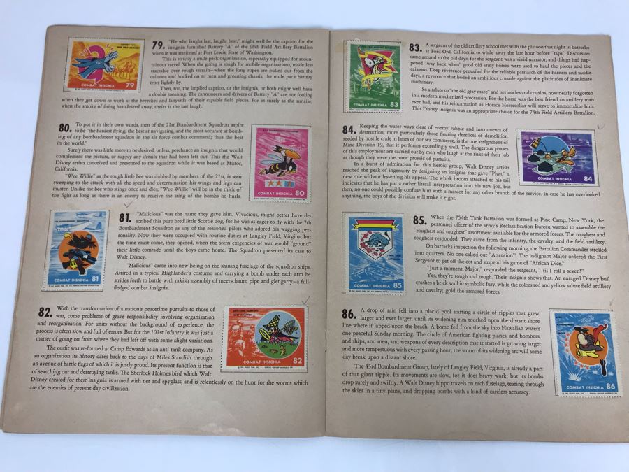 War Insignia Stamp Album Vol. 2 Complete 50 Stamps Original 'Postamp' Series [Photo 11]