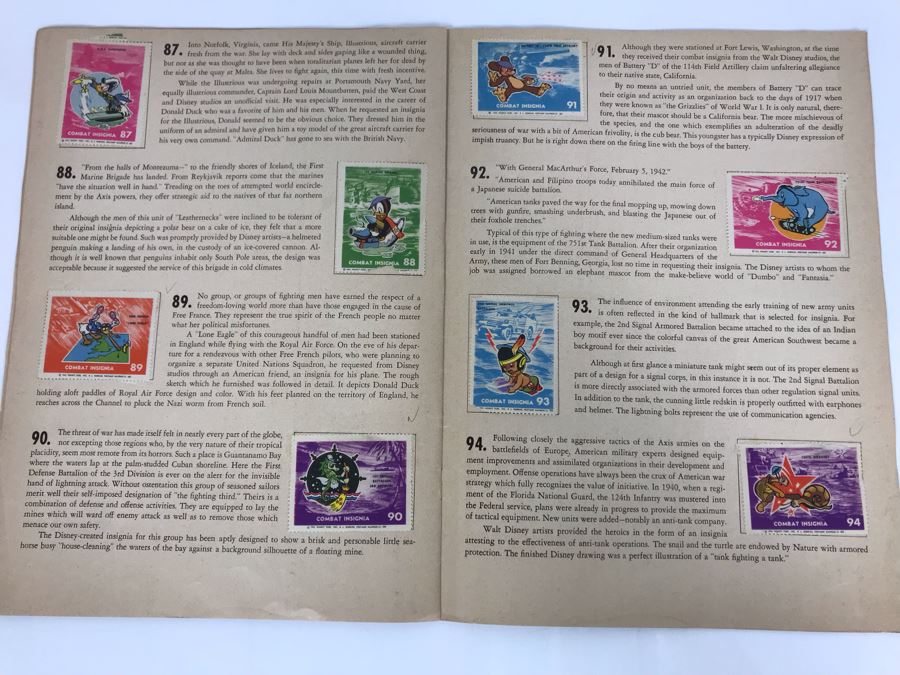 War Insignia Stamp Album Vol. 2 Complete 50 Stamps Original 'Postamp' Series [Photo 12]