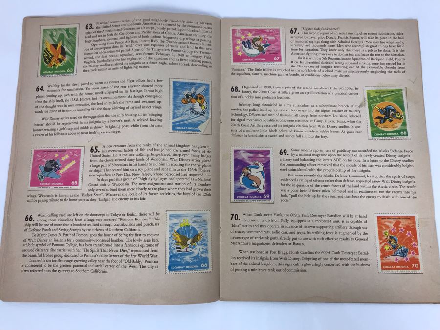 War Insignia Stamp Album Vol. 2 Complete 50 Stamps Original 'Postamp' Series [Photo 9]