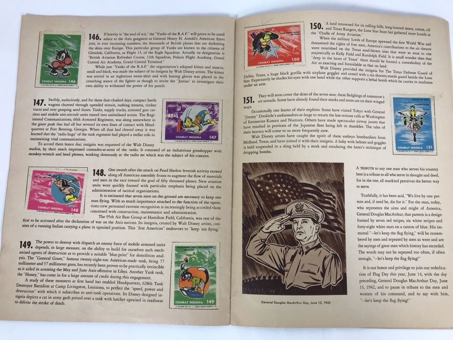 War Insignia Stamp Album Vol. 3 Complete 50 Stamps Original 'Postamp' Series [Photo 13]