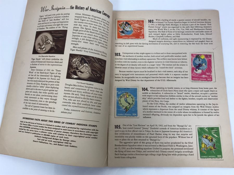 War Insignia Stamp Album Vol. 3 Complete 50 Stamps Original 'Postamp' Series [Photo 6]