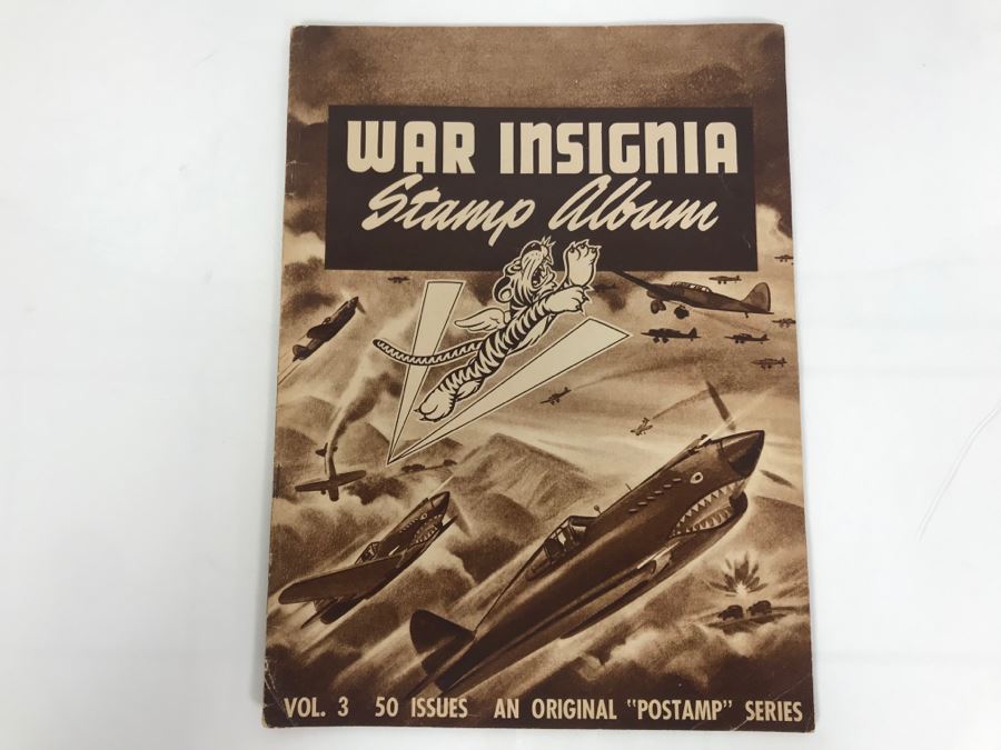 War Insignia Stamp Album Vol. 3 Complete 50 Stamps Original 'Postamp' Series [Photo 2]
