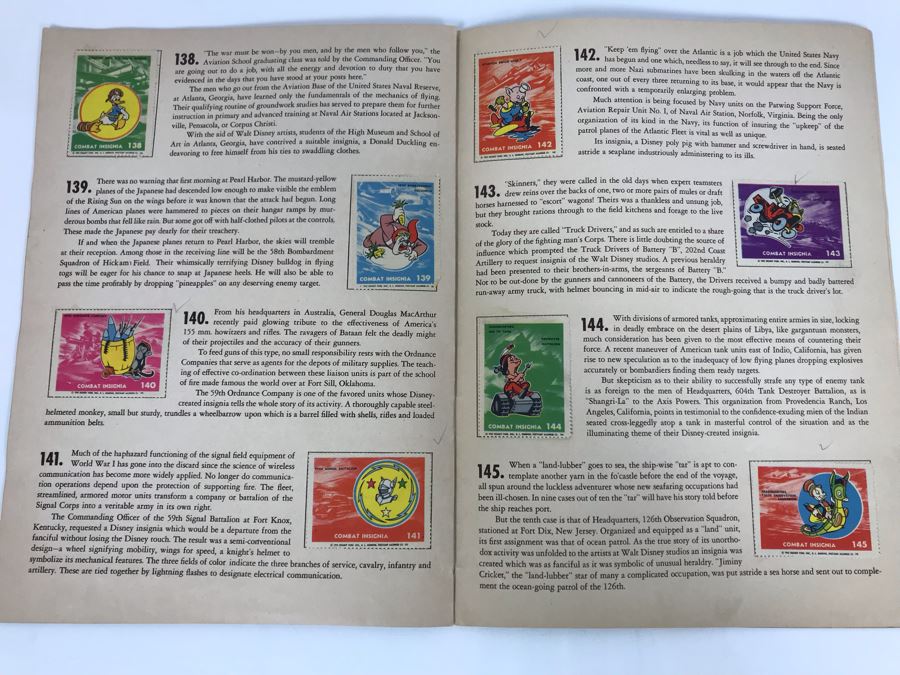 War Insignia Stamp Album Vol. 3 Complete 50 Stamps Original 'Postamp' Series [Photo 12]