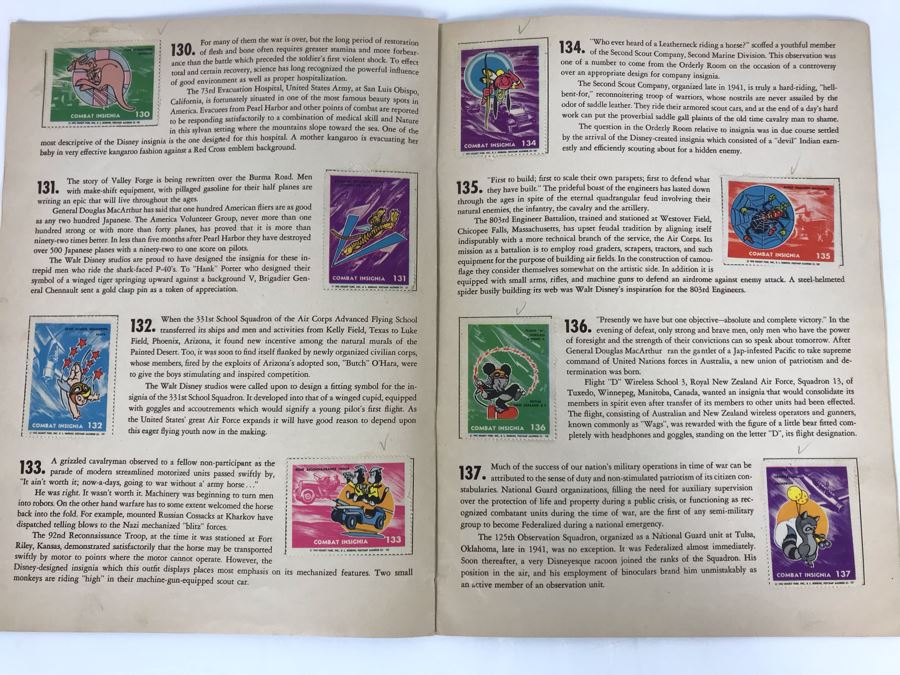 War Insignia Stamp Album Vol. 3 Complete 50 Stamps Original 'Postamp' Series [Photo 11]