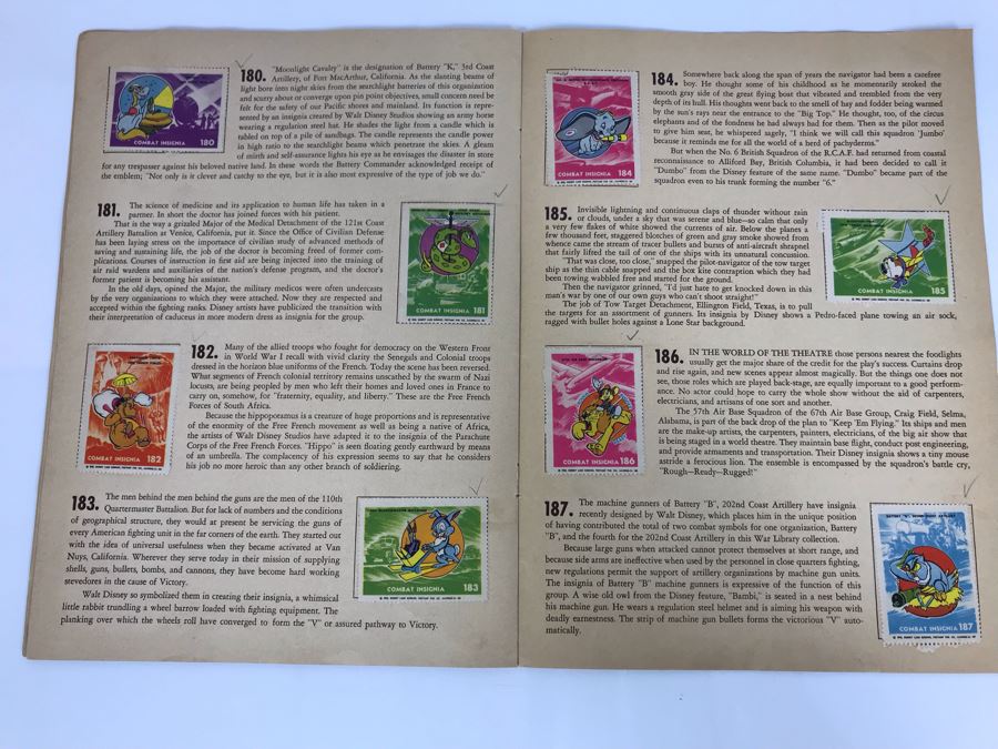 War Insignia Stamp Album Vol. 4 Complete 50 Stamps Original 'Postamp' Series [Photo 8]
