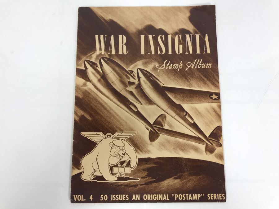 War Insignia Stamp Album Vol. 4 Complete 50 Stamps Original 'Postamp' Series [Photo 2]