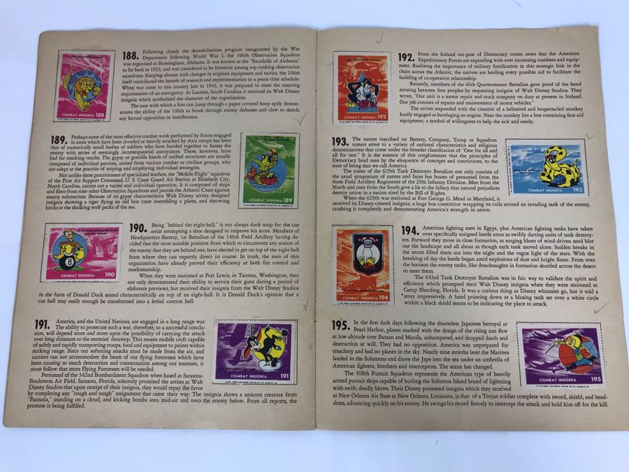 War Insignia Stamp Album Vol. 4 Complete 50 Stamps Original 'Postamp' Series [Photo 9]