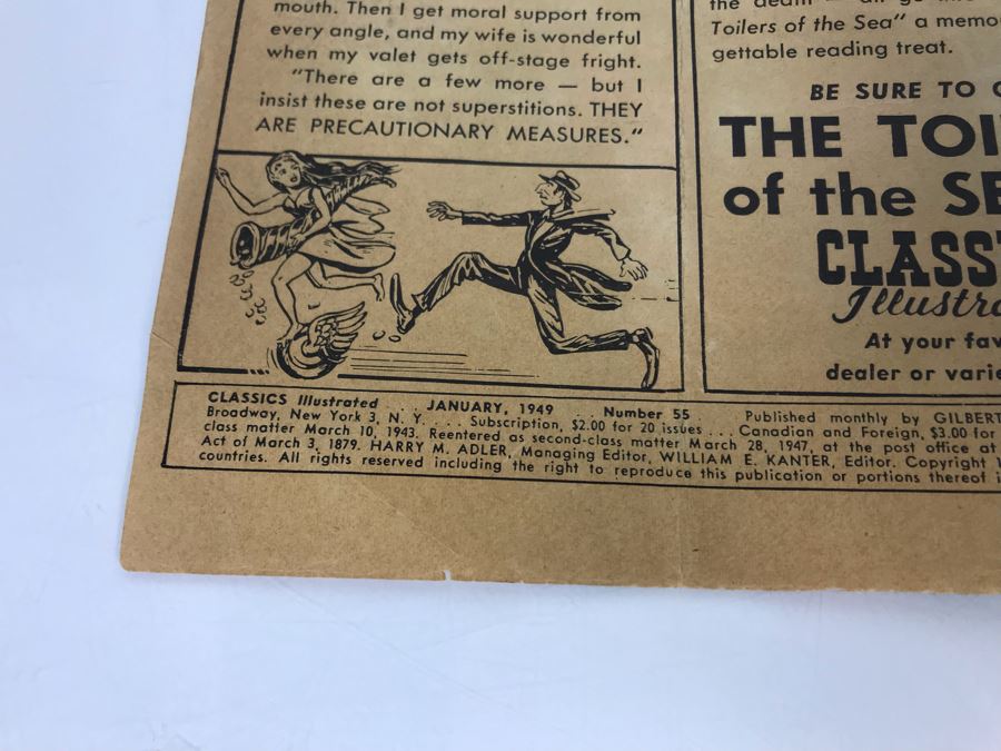 Classics Illustrated #55 - Silas Marner [Photo 4]