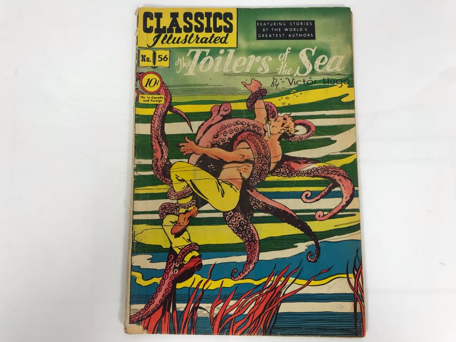 Classics Illustrated #56 - The Toilers Of The Sea [Photo 1]