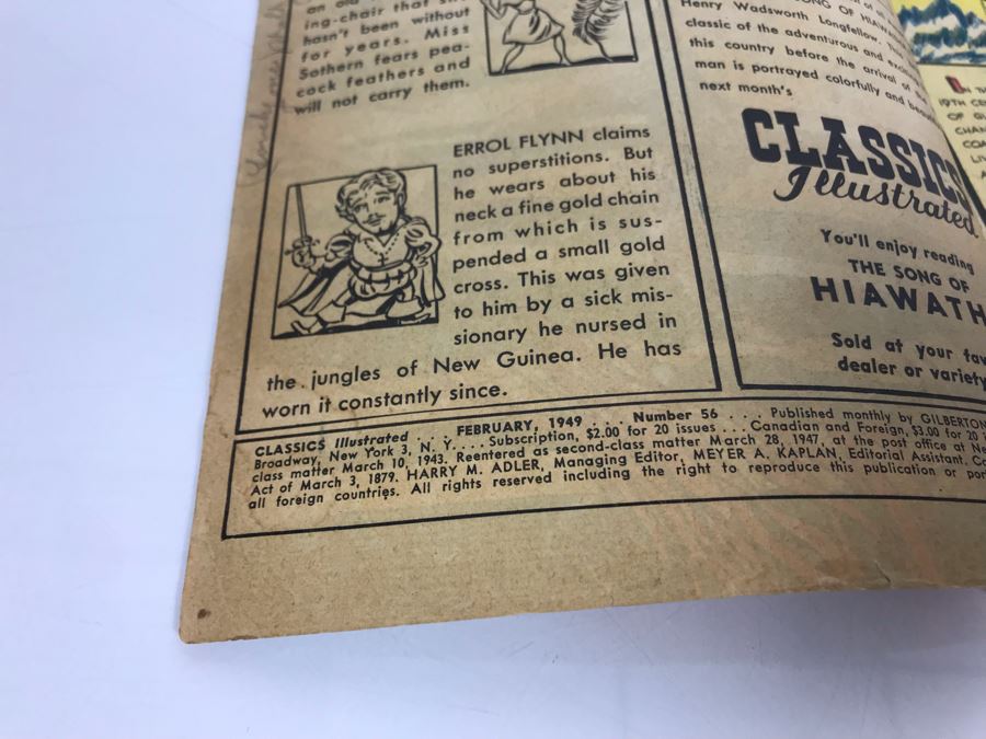 Classics Illustrated #56 - The Toilers Of The Sea [Photo 4]