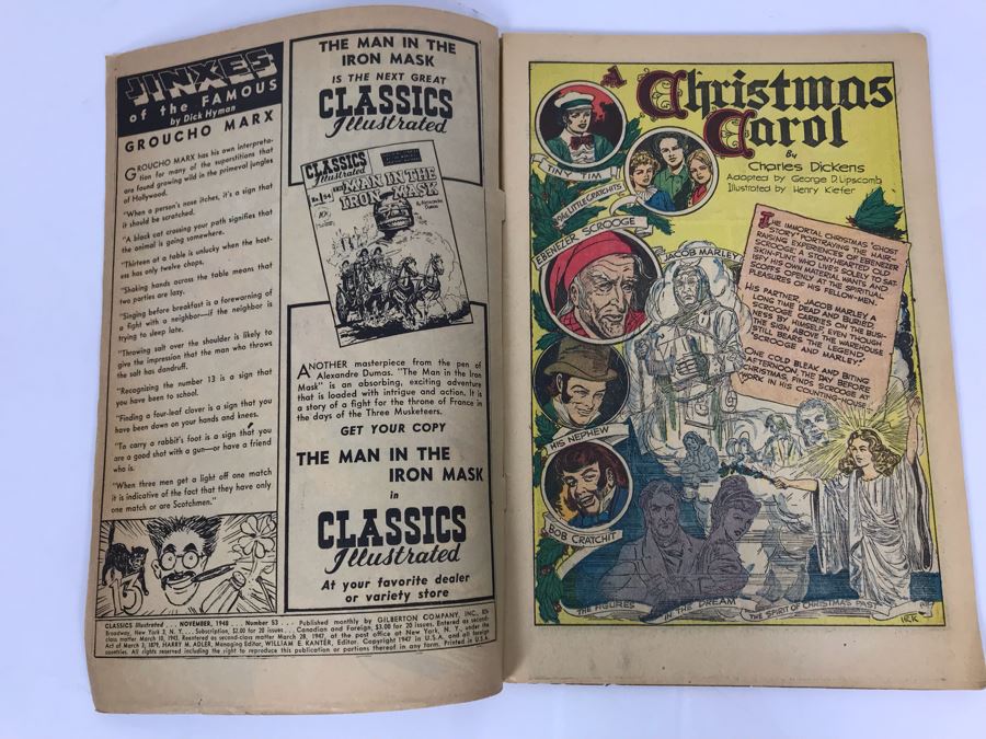 Classics Illustrated #53 - A Christmas Carol [Photo 3]