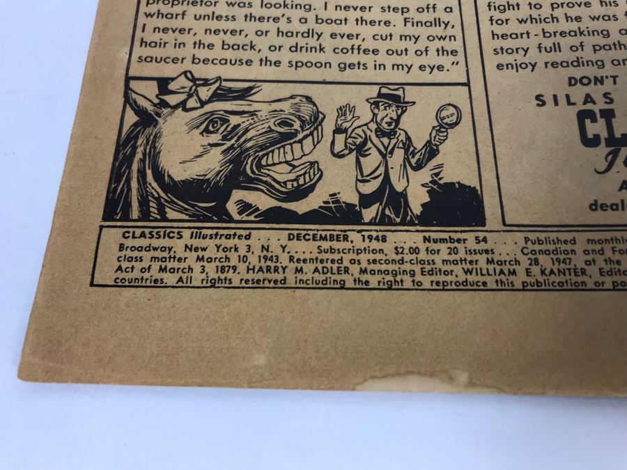 Classics Illustrated #54 - The Man In The Iron Mask [Photo 4]