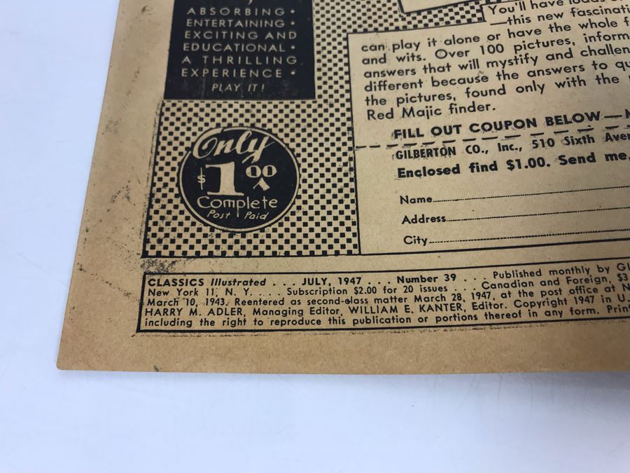 Classics Illustrated #39 - Jane Eyre [Photo 4]