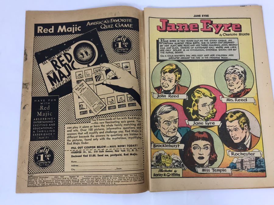 Classics Illustrated #39 - Jane Eyre [Photo 3]