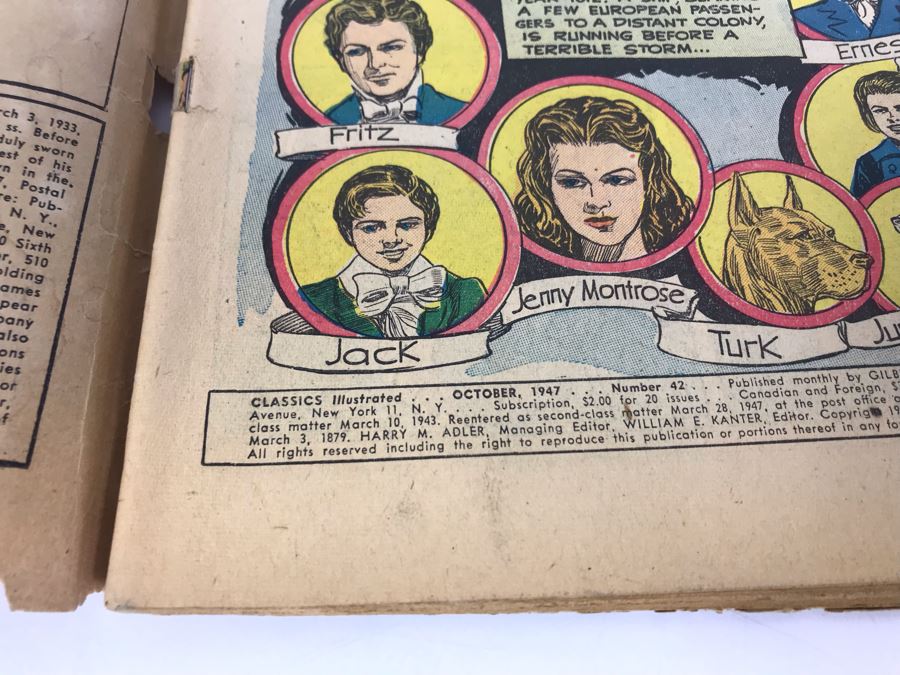 Classics Illustrated #42 - Swiss Family Robinson [Photo 4]