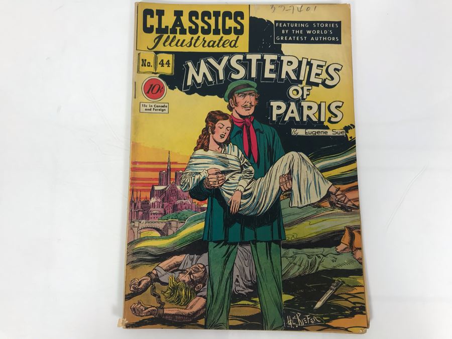 Classics Illustrated #44 - Mysteries Of Paris [Photo 1]