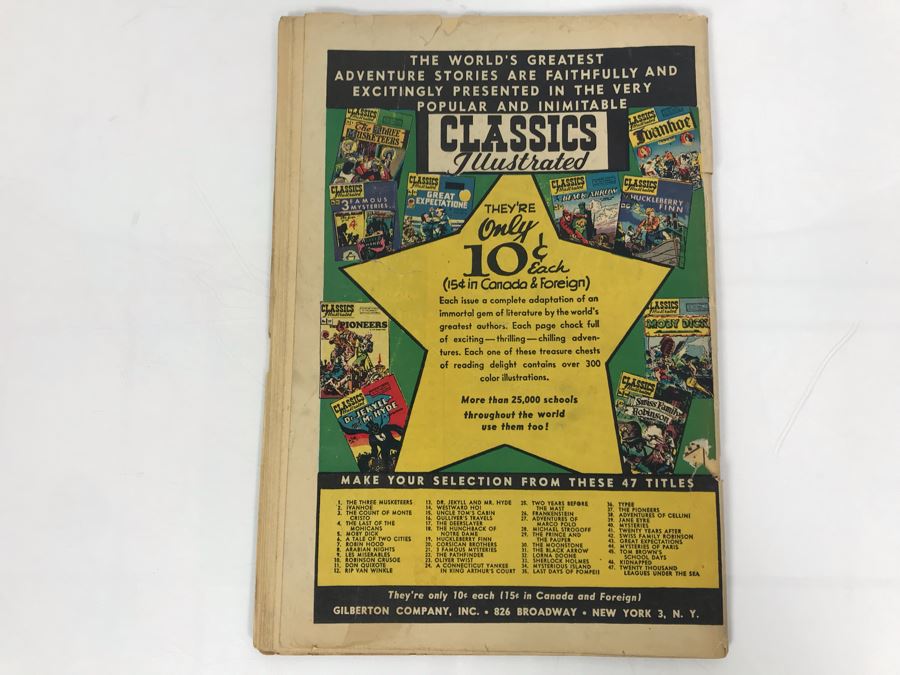 Classics Illustrated #46 - Kidnapped [Photo 2]