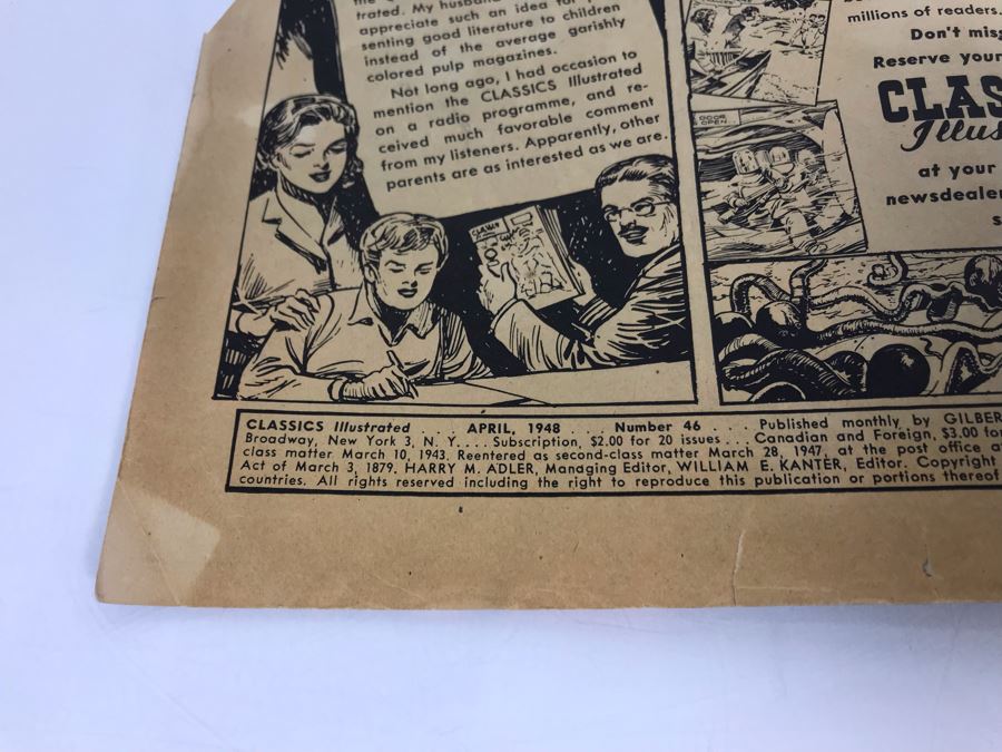 Classics Illustrated #46 - Kidnapped [Photo 4]