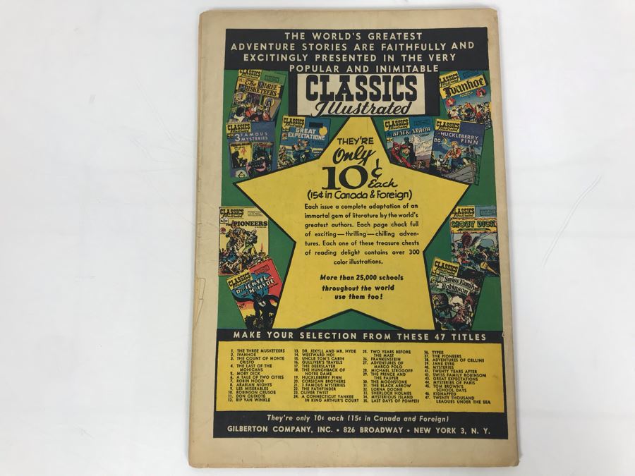 Classics Illustrated #47 - Twenty Thousand Leagues Under The Sea [Photo 2]