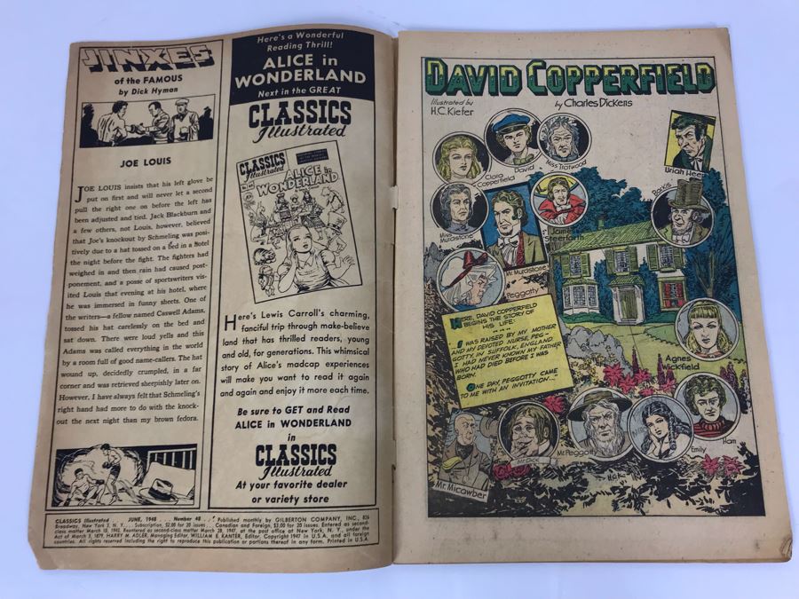 Classics Illustrated #48 - David Copperfield [Photo 3]