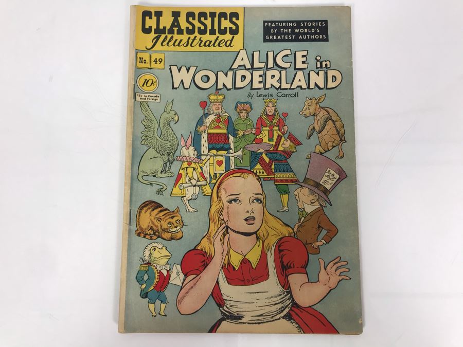 Classics Illustrated #49 - Alice In Wonderland [Photo 1]