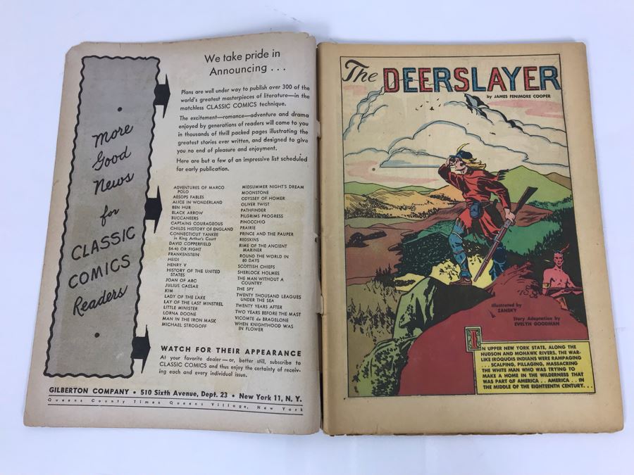 Classic Comics #17 - The Deerslayer [Photo 3]