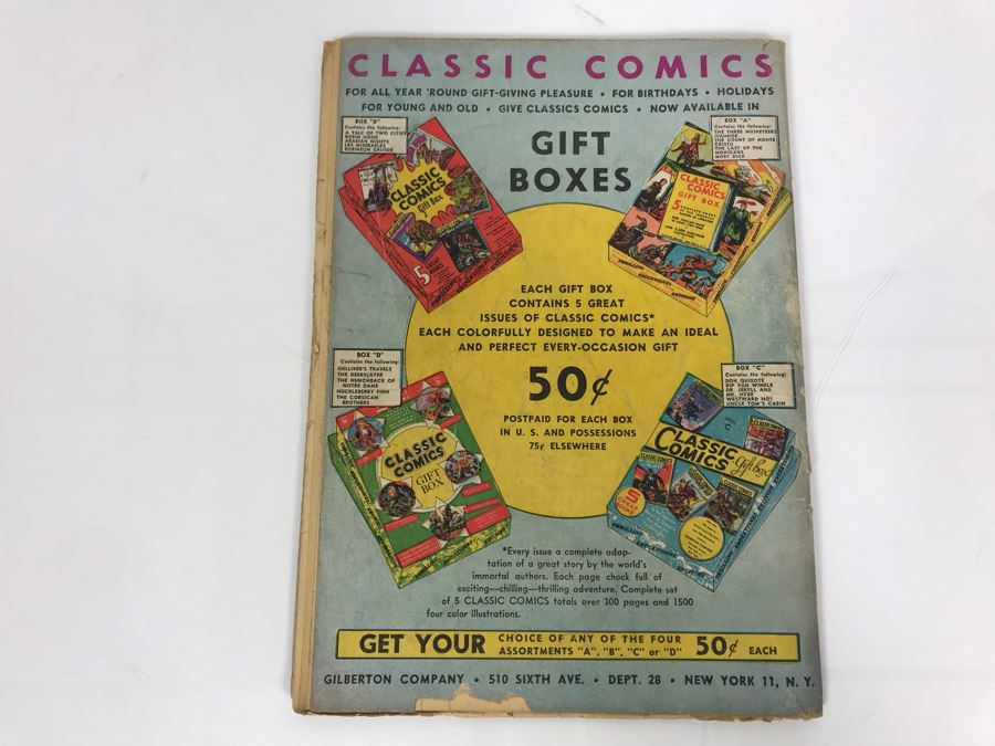 Classic Comics #17 - The Deerslayer [Photo 2]