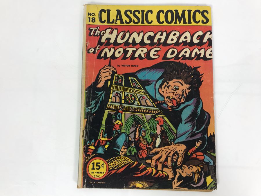 Classic Comics #18 - The Hunchback Of Notre Dame [Photo 1]