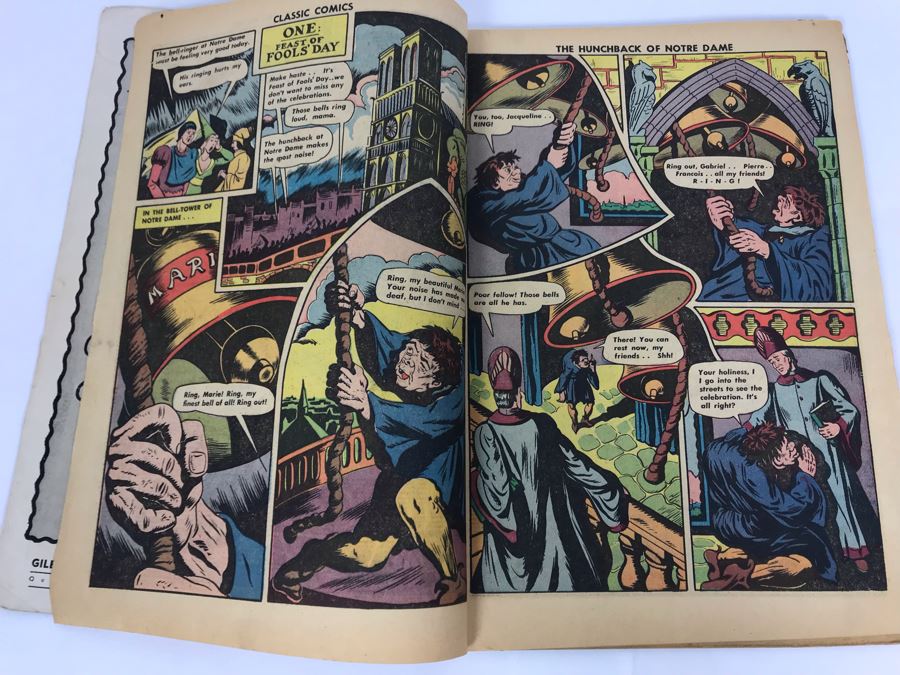 Classic Comics #18 - The Hunchback Of Notre Dame [Photo 4]
