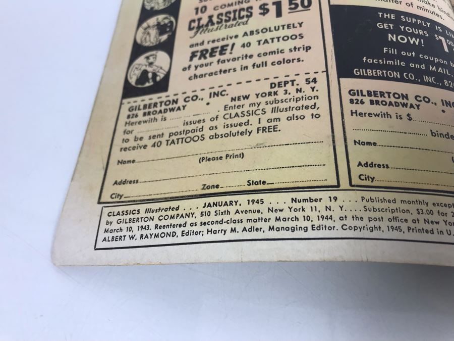 Classics Illustrated #19 - Huckleberry Finn [Photo 4]