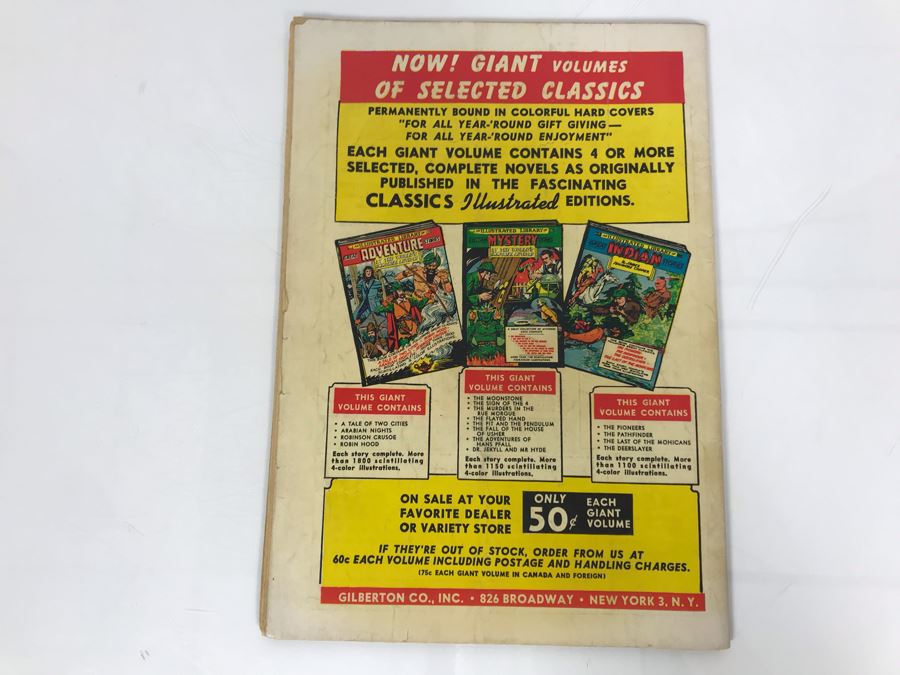 Classics Illustrated #19 - Huckleberry Finn [Photo 2]