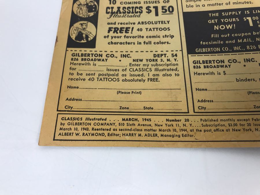 Classics Illustrated #20 - The Corsican Brothers [Photo 4]