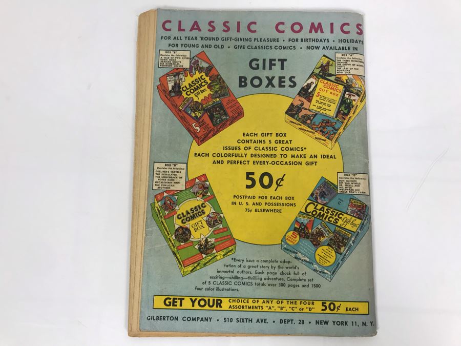 Classic Comics #21 - 3 Famous Mysteries [Photo 2]