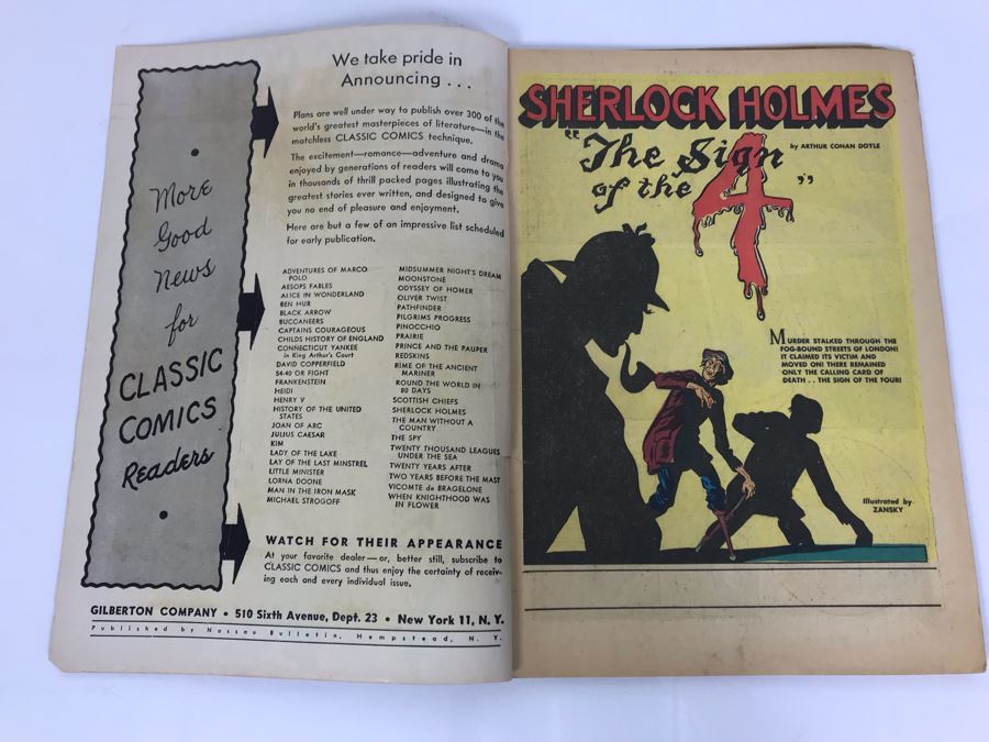 Classic Comics #21 - 3 Famous Mysteries [Photo 3]