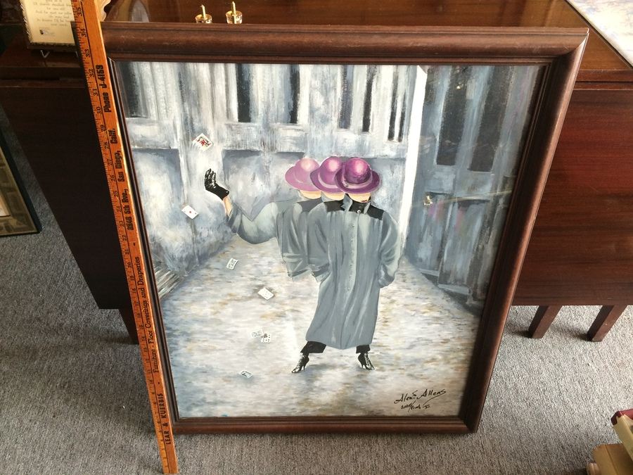 Artist Proof - Alexi Allens Serigraph Titled '3 Chances' [Photo 7]